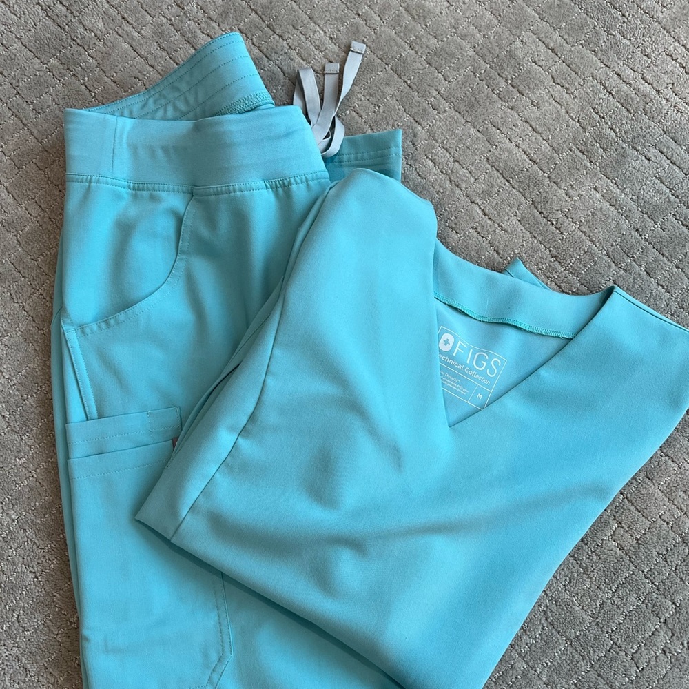 Figs Light Teal scrubs